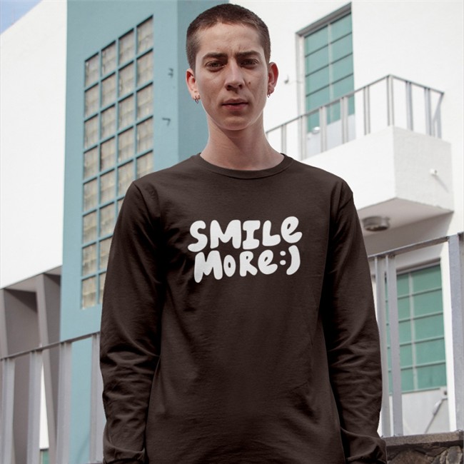 The Smile More Store Roman Atwood Smile More Hooded Sweatshirt Bunker Branding Bunker Branding Roman Atwood Smile More Hoodies