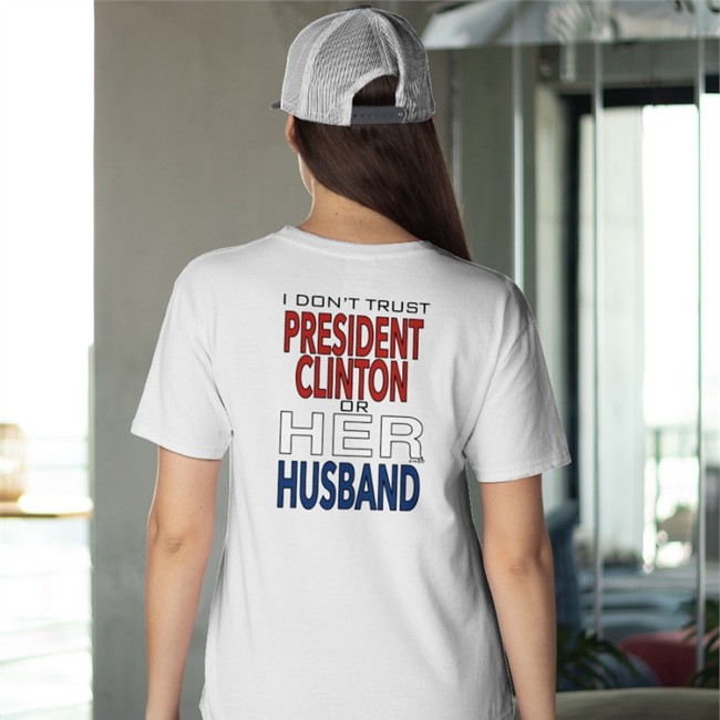 Dr Timeline I Dont' Trust President Clinton Or Her Husband Hoodies White Garbage Ape