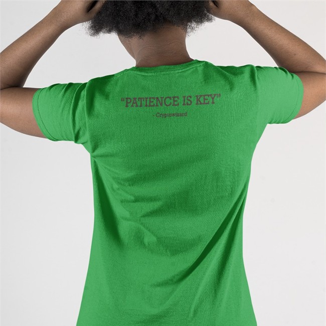 Patience Is Key Cryptowizard Shirt Wizz Beware Scammers White