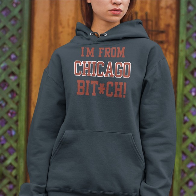 The Rhoa Tea I'm From Chicago Bitch Baseball Sleeve Tee Triggered Aren’t You I'm From Chicago Bitch T Shirt