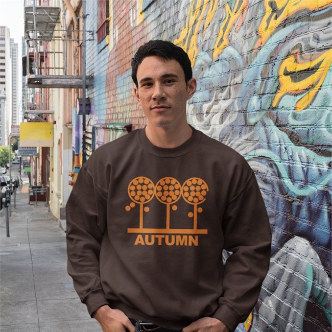 80S News Screens Autumn Sweatshirt