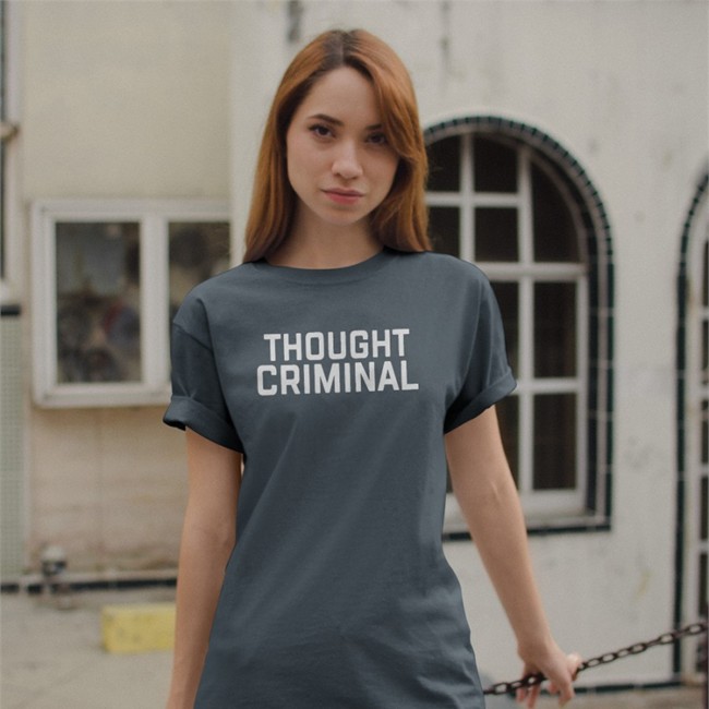 Thought Criminal Cap Trudeaumustgo Thought Criminal Hooded Sweatshirt Prairieumami Black
