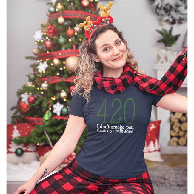 420 I Don't Smoke Pot That's My Credit Score Tee Baseballchickie 420 I Don't Smoke Pot That's My Credit Score Tees
