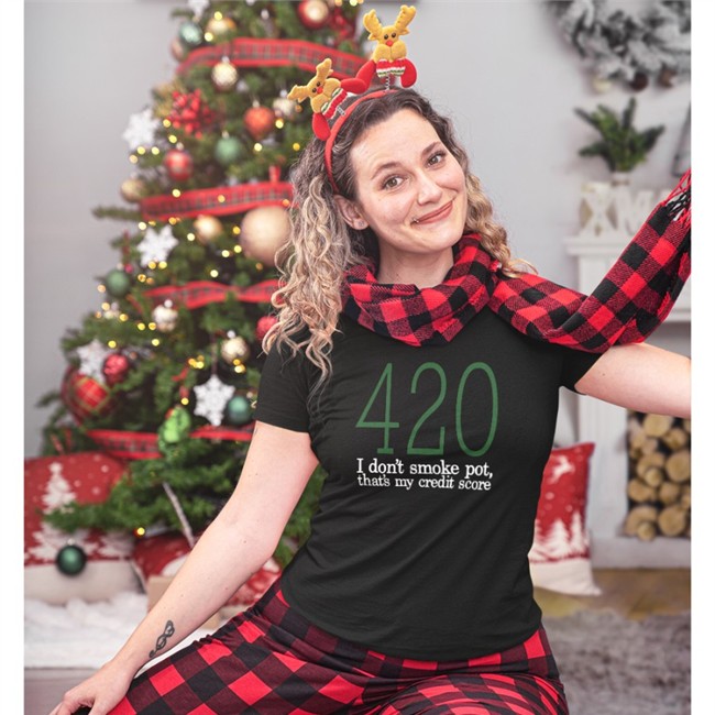 420 I Don't Smoke Pot That's My Credit Score Tee Baseballchickie 420 I Don't Smoke Pot That's My Credit Score Hoodie Black