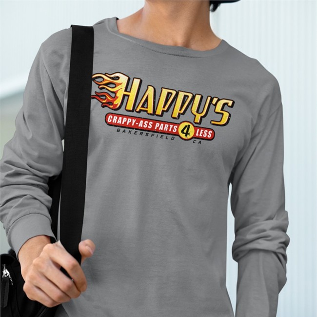 Happy's Eshop Merch Kevin Harvick Happy's Crappy-Ass Parts 4 Less T Shirt Happy's Crappy-Ass Parts 4 Less Shirt
