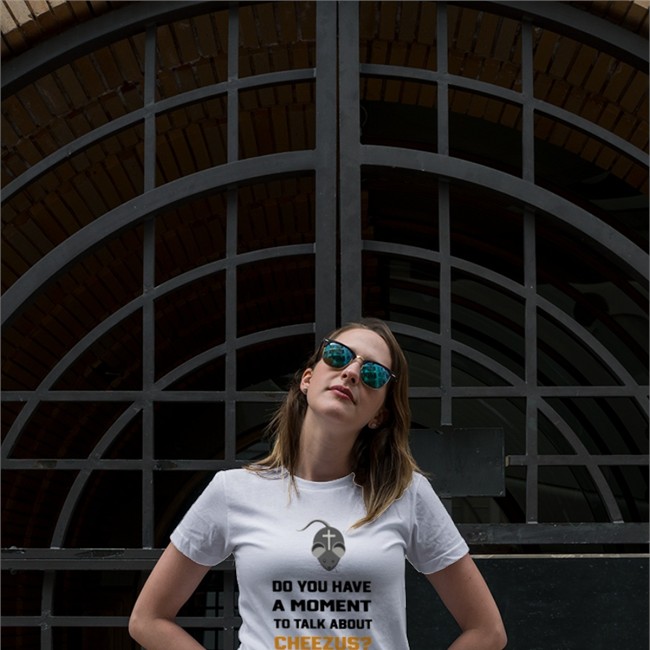 Mouse Do You Have A Moment To Talk About Cheezus Shirt 2022 Strangethrift White