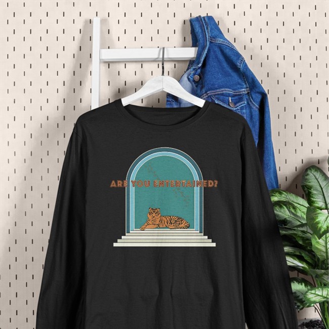Russ Merch Are You Entertained T Shirt Black
