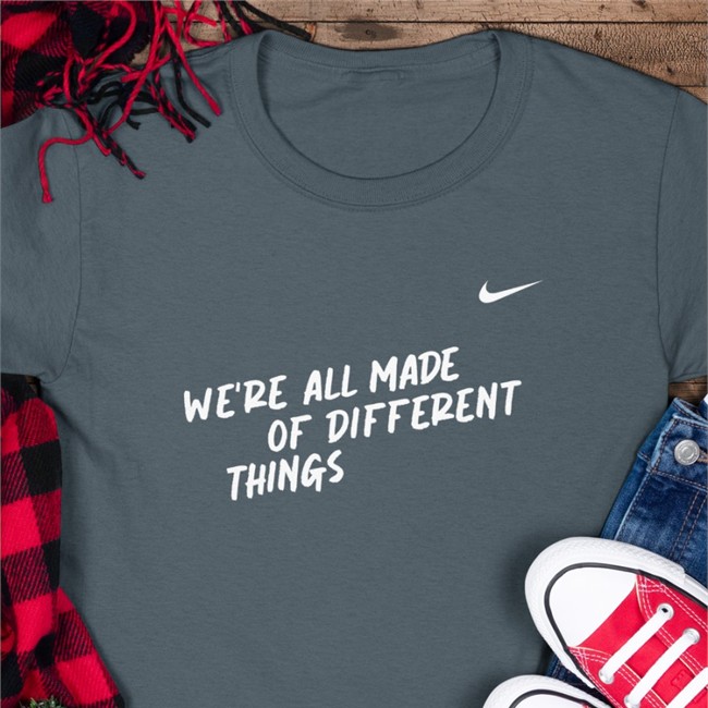 Ruffles We're All Made Of Different Things Tee Shirt Royal