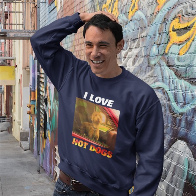 Shirts That Go Hard I Love Hot Dogs Tee I Love Hot Dogs Hoodie