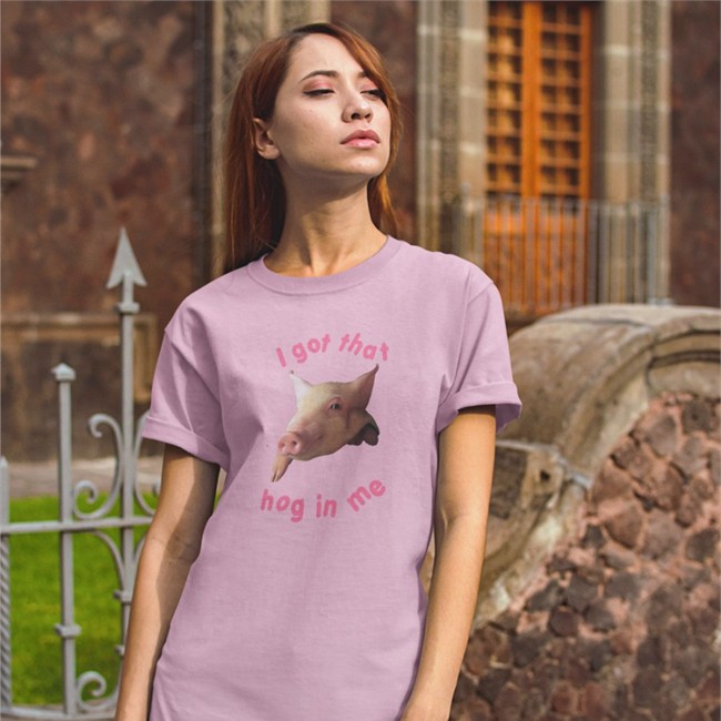 I Got That Hog In Me Cap Pig Pink I Got That Hog In Me T Shirt Shirts That Go Hard Light Pink
