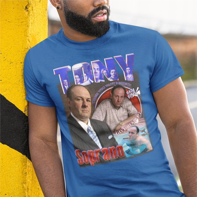 Orange_Peelbeef Tony Soprano Those Who Want Respect Give Respect T Shirt Sopranos Central