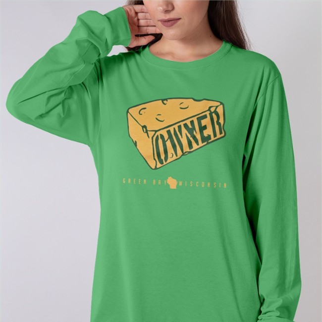 Campeche Collective Merch Green Bay Wisconsin Cheesehead Owner Tee Shirt Janet Wilson Ohhjanjan Cheesehead Owner Tee Shirt