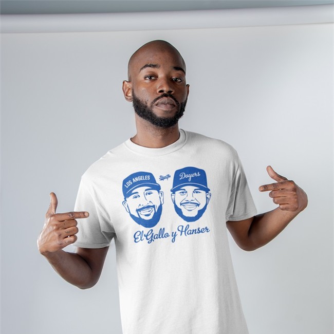 El Gallo Y Hanser Tee Shirt Dodgersbeat
