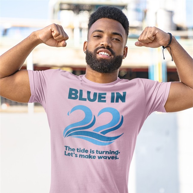 Blue In 22 The Tide Is Turning Let's Make Waves Sweatshirt