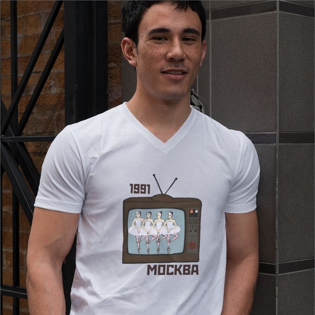 Best Seller 1991 Mockba Moscow'91 Shirt By Soviet Visuals White