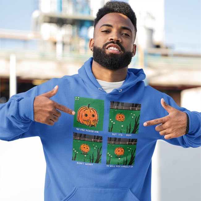 No One Picked Him But It's Okay Don't Worry He Will Pick Himself Up Shirt Halloween Titsay Titsay No One Picked Him But It's Okay Don't Worry He Will Pick Himself Up Tee