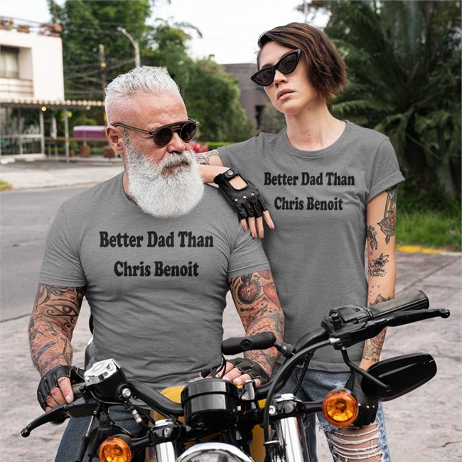 Better Dad Than Chris Benoit Tee White Just Talk Wrestling Better Dad Than Chris Benoit Cap WWECastle