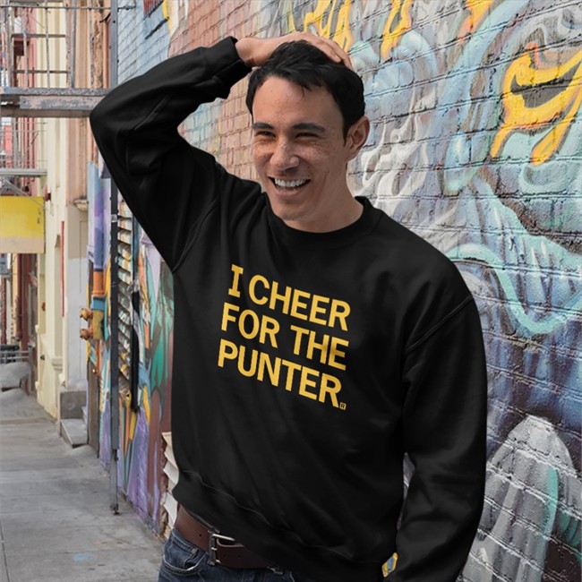 I Cheer For The Punter Long Sleeve Shirt I Cheer For The Punter Shirts Raygunsite Merch