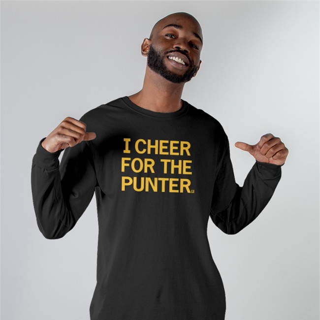 I Cheer For The Punter Long Sleeve Shirt I Cheer For The Punter Hats