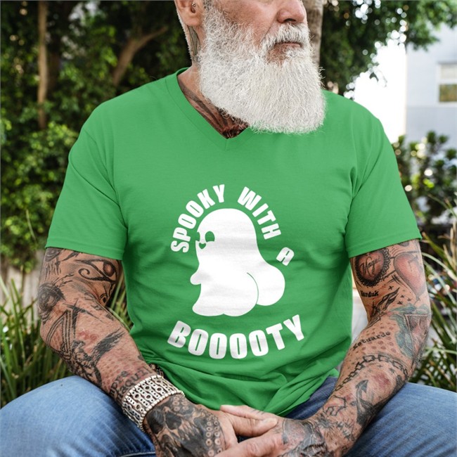 Spooky With A Booooty Tees