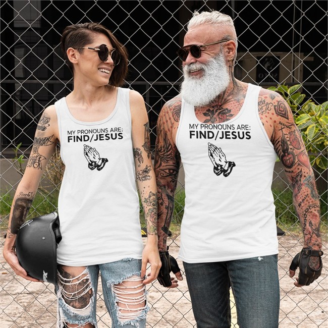 My Pronouns Are Find Jesus Shirt Christian Nightmares