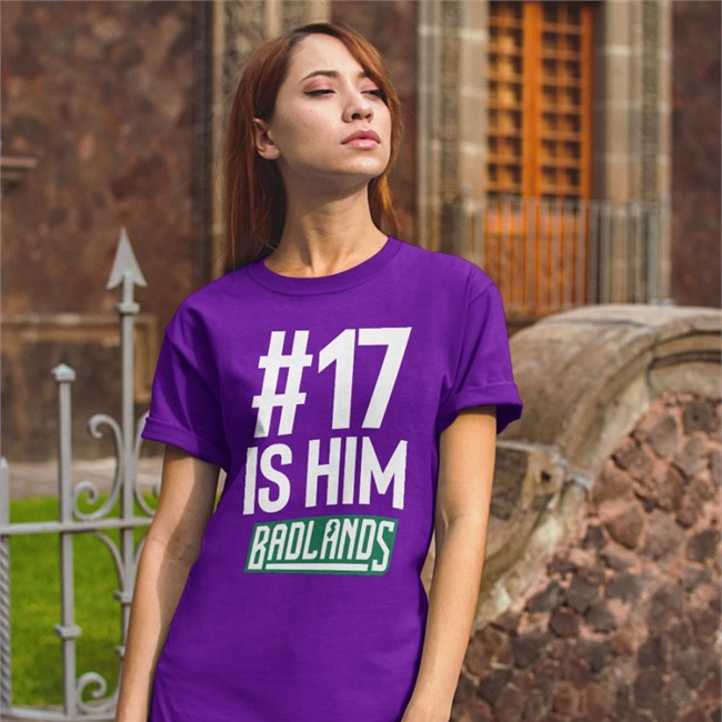 Paul Andrew Esden Jr 17 Is Him Badlands Shirt Dsgn Tree Shop 17 Is Him Badlands Shirt