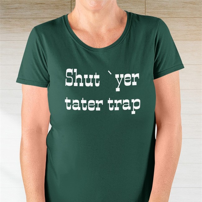 D0cshartens Shut Yer Tater Trap Hooded Sweatshirt