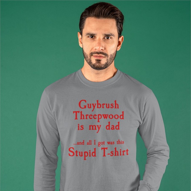 Guybrush Threepwood Is My Dad And All I Got Was This Stupid T-Shirt Tee Ron Gilbert Dominic Armato Guybrush Threepwood Is My Dad And All I Got Was This Stupid T-Shirt Shirt