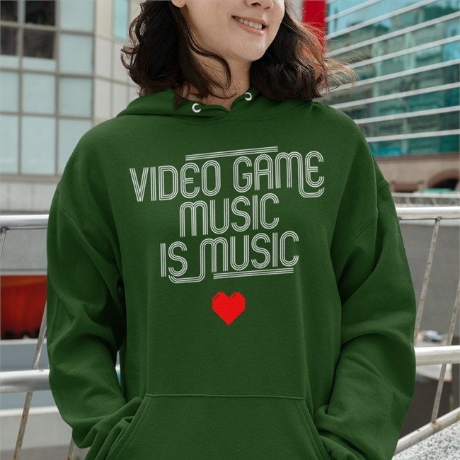 Hello Merch Video Game Music Is Music Classic Hoodies Shirt Mega Ran Hello Merch Video Game Music Is Music Edition Limited Hoodies Shirt Black Mega Ran