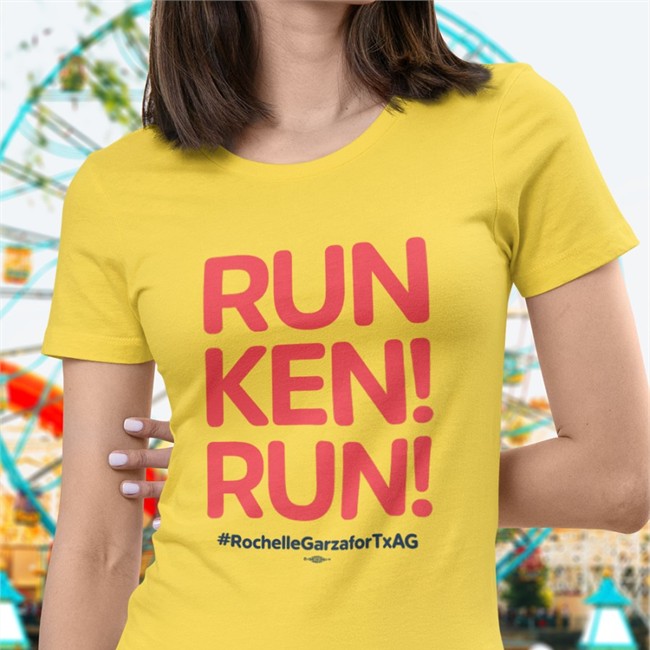 Run Ken Run T Shirt Rochellemgarza Rochelle Garza For Texas Attorney General Merch Rochelle Garza For Texas Attorney General Merch Run Ken Run T Shirt Rochellemgarza
