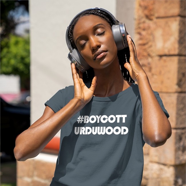 Kritinova Merch #Boycott Urduwood Sweatshirt Gems Of Bollywood Boycott Urduwood Shirt