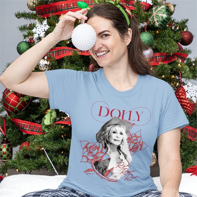 Adam Page Dolly Run Rose Run Tee Dolly Parton Merch