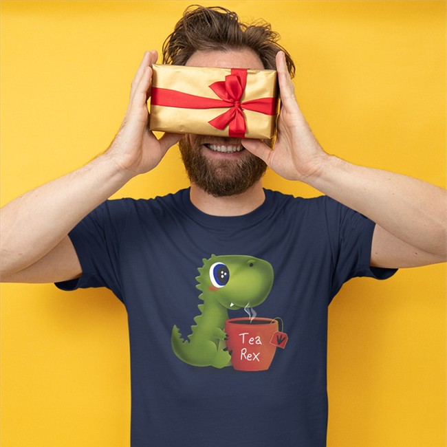 Qwertee Merch Tea Rex Shirt Qwertee