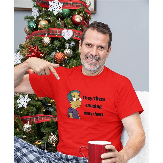 Milhouse Van Houten The Simpsons They Them Causing May Hem Hooded Sweatshirt Good Small Horce
