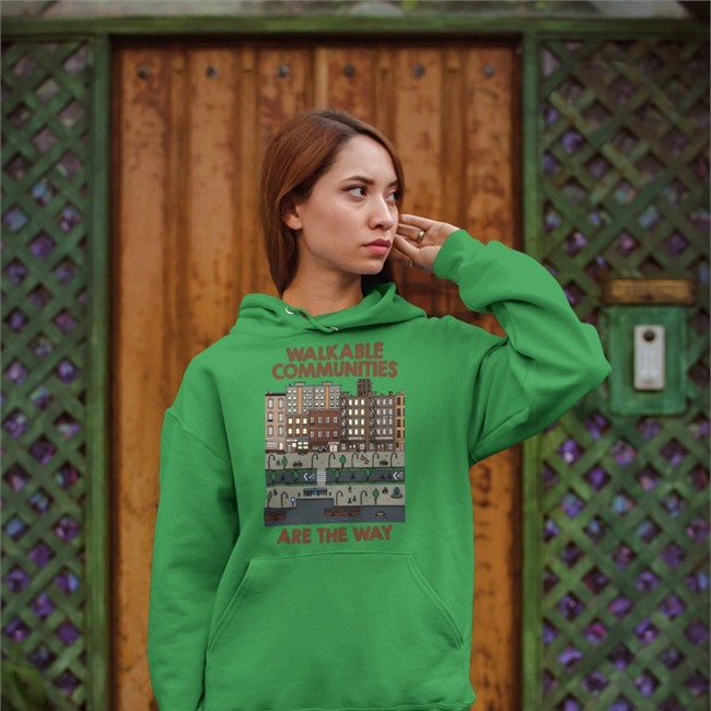 Nathan Allebach Merch Walkable Communities Are The Way Tee Shirt