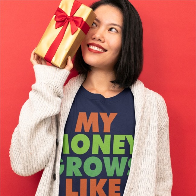Top My Money Grows Like Grass Shirt Riley Senpai My Money Grows Like Grass Shirt