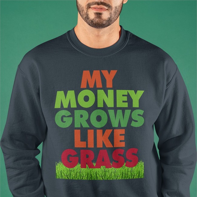 My Money Grows Like Grass Cap Hat