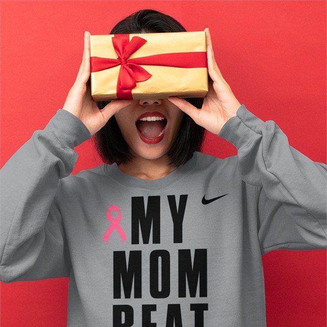My Mom Beat Cancer Shirt White