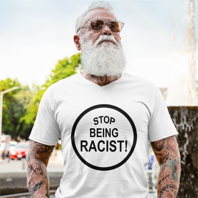 Gallery Dept Merch Stop Being Racist Gallery Dept Shirts White Inal Liea