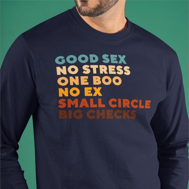 Good Sex No Stress One Boo No Ex Small Circle Big Checks Shirt Advobarryroux Uyajola99 Good Sex No Stress One Boo No Ex Small Circle Big Checks Hoodie Advobarryroux