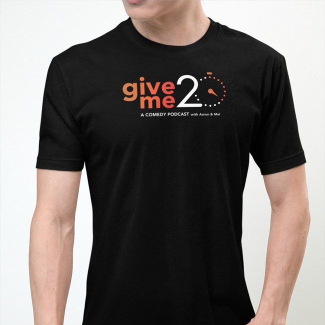 Bonfire Merch Give 20 Me A Comedy Podcast With Aaron & Mel Baseball Sleeve Tee By Matt Burn Out Brighter