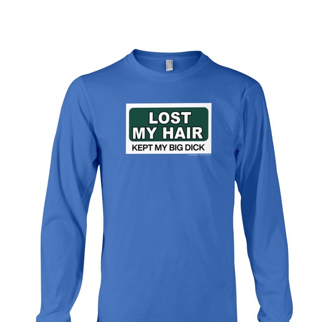 Lost My Hair Kept My Big Dick Box Hoodie