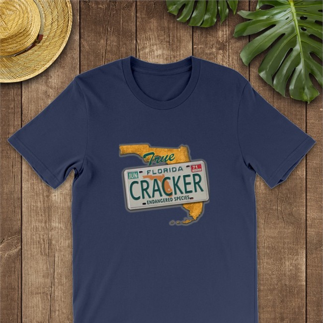 True Florida Cracker Endangered Species Shirts True Florida Cracker Shirt Black