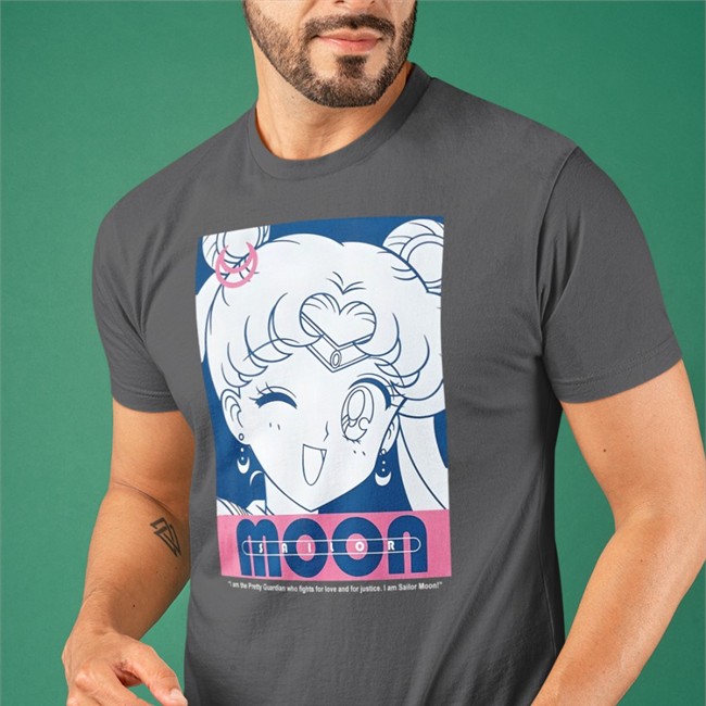 Sailor Moon Tee Official I Am The Pretty Guardian Who Fights For Love And For Justice I Am Sailor Moon Shirt