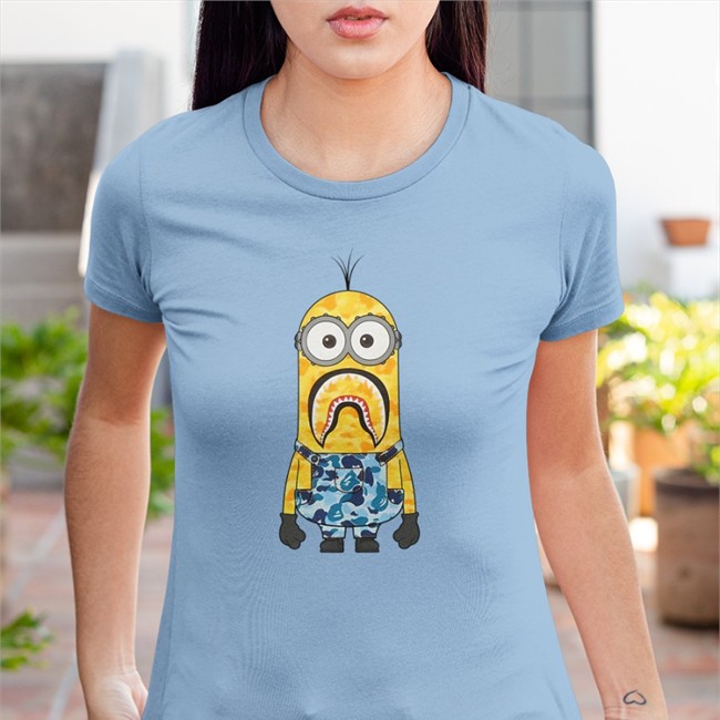 Bape X Minions Camo Minion Tee Bape X Minions Camo Minion Shirt