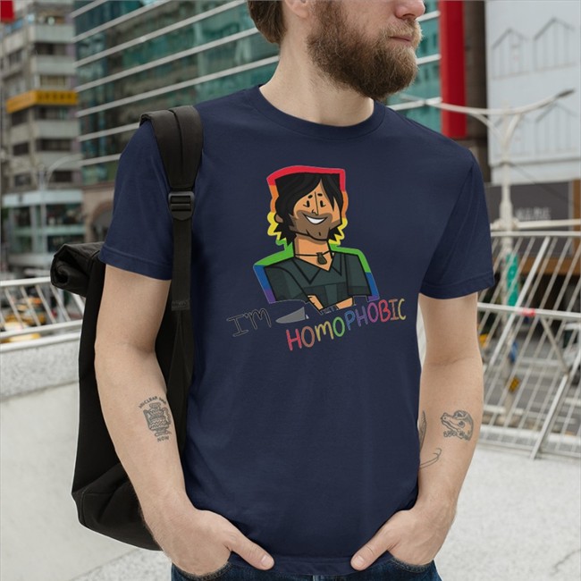 Chris McLean Markiplier I’m Homophobic V Neck T Shirt Dqrkiplier