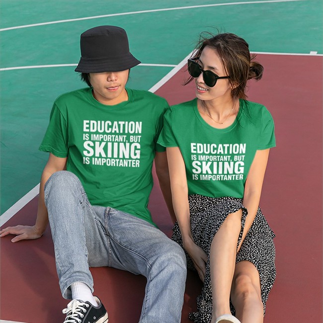 Education Is Important But Skiing Is Importanter Hooded Sweatshirt Florian Ederer Education Is Important But Skiing Is Importanter New Shirt