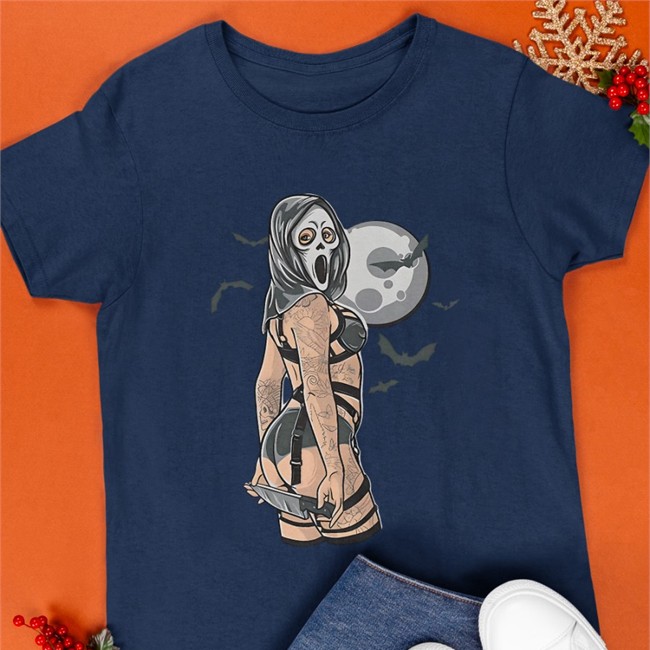 Risa Marie Spooky Szn Tee Shirt Black