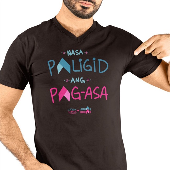 Nasa Paligid Ang Pag Asa The Linya Linya X Angat Buhay ShirtsLinyalinya
