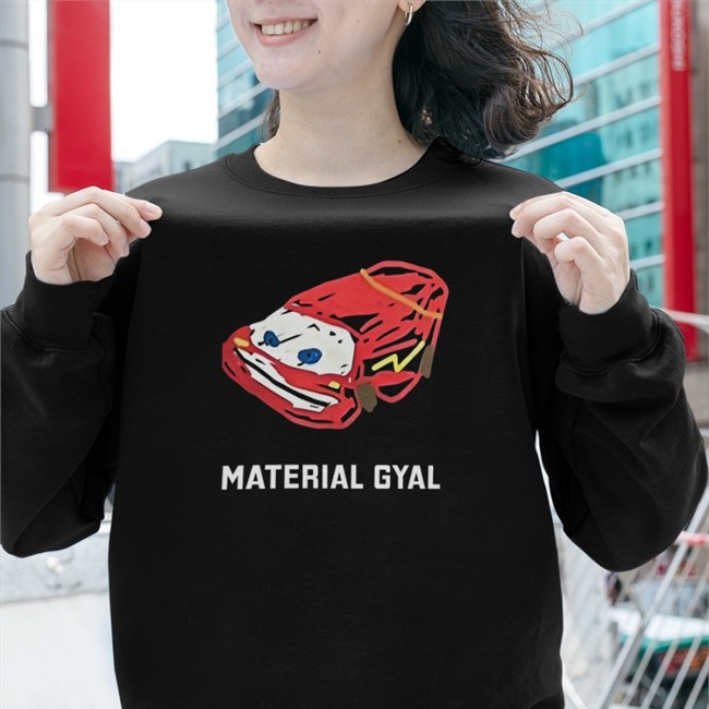 Hot Lightning Mcqueen Twitchcon Material Gyal Shirt Darkeyebrowss